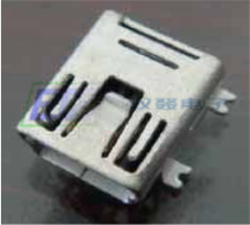 MINI USB 5P/F 180°SMT